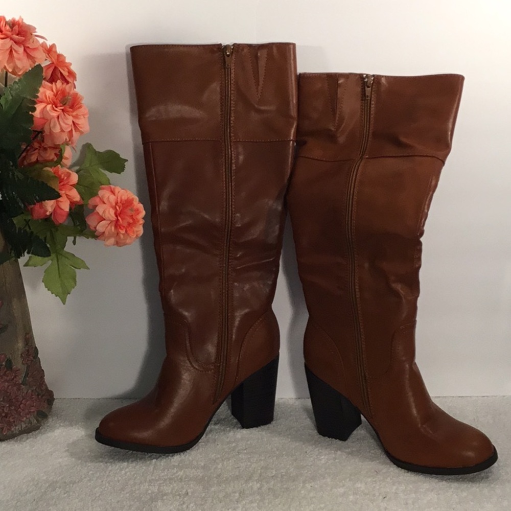 BROWN KNEE HIGH LADIES BOOTS—NWOT - Picture 4 of 8